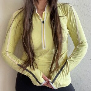 lululemon athletica Yellow Long Sleeve Top